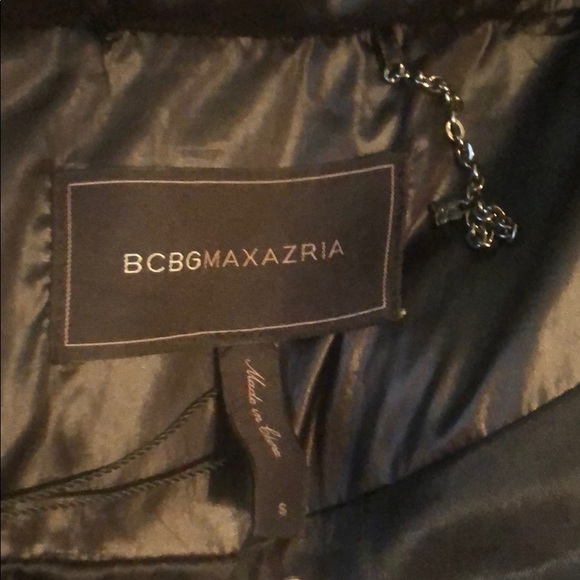 BCBG Maxazria long down  black coat - Picture 7 of 8